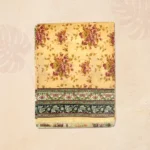 Sober Peach Floral Printed Kumari Luxury Three Piece