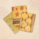 Sober Peach Floral Printed Kumari Luxury Three Piece - Image 2