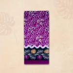 Blooming Violet Ivy Printed Saree