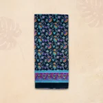 Charming Black Ivy Printed Saree