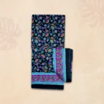 Charming Black Ivy Printed Saree - Image 2