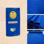 Orbit Shanghai Poplin - Egyptian Blue - Image 4