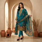 Pastel Base Ivy Artwork Mayshuri Three Piece