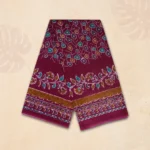 Radiant Purple Chunri Print Saree - Image 3