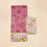 Soft Pink Ball Print Saree - Image 2